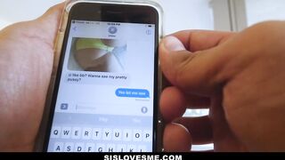 Step Sister Sends Nudes To Her Step brother By Mistake - SisLovesMe
