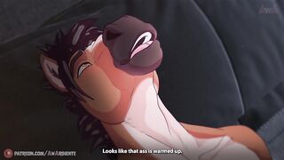Lewd Horse Won’t Give His Roomies a Break - Hawt Horse Three-some - Yiff Homosexual Animation - Teaser three