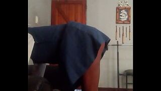 Ebony nineteen year old student banged in uniform by teacher ( roleplay )