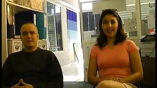 Teddy and Stephanie in a Casting for Sexy.