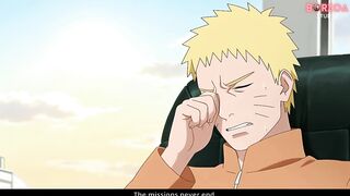 Naruto Screws and Creampie Sarada During the time that Sakura Is Watching, This guy Betrayed Boruto (uncensored Manga)