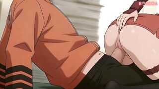 Naruto Screws and Creampie Sarada During the time that Sakura Is Watching, This guy Betrayed Boruto (uncensored Manga)