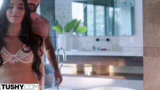 TUSHY Anal-mad Emily & Lulu have particular gift for Manuel
