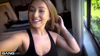 Screw Surprise - Bubble Ass Sweetheart Callie Ebony double penetration'd In Her 1st Group-sex