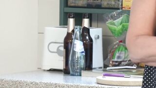 Aged Brunette hair mother I'd like to fuck Pounded Hard on Kitchen Counter