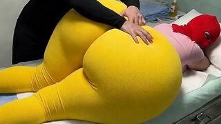 Large Booty Mother in Law Implores for a Massage and Gets So Moist