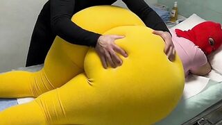 Large Booty Mother in Law Implores for a Massage and Gets So Moist