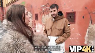 VIP4K. This babe desires everybody to try her LARGE BREASTS, even a Stranger off the street