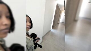 Shy Cutie Gets Convinced at Airport to Go Home with Stranger to Suck and Bang