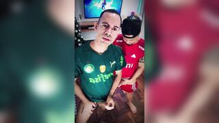 Homo football player screws deeply
