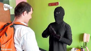 The Statue Hunk Gets the Attention of a Homosexual Gringo Who Takes Him Home and Makes Him His Personal Slut PART 1