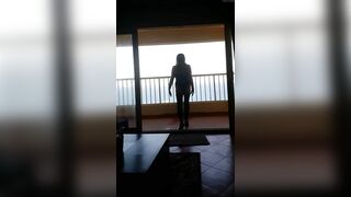 Sexy Breasty mother I'd like to fuck in Hawt Underware, Ebony Nylons and High Heels Shoes