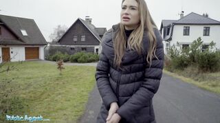 Public Agent Hawt wife likes a much larger dong than shes used to