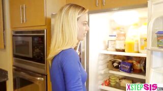 Wicked teen stepdaughter got very interested in banging her stepdad
