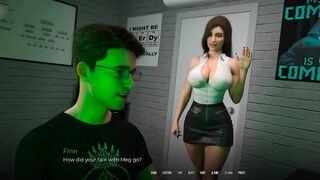 In Security: Humorous Unexpected Facial Cumsoot for the Blondie by Her Sugardaddy in the Office - Movie scene 23