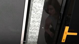 In Security: Humorous Unexpected Facial Cumsoot for the Blondie by Her Sugardaddy in the Office - Movie scene 23