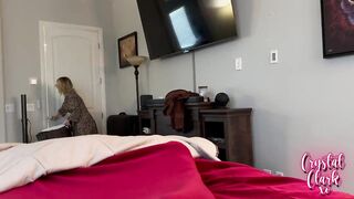 Stepmom Can't Keep Her Eyes Off My Large Penis!