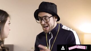 BURNING GIRL - 2 Influencers Screw Hard On Camera And Maddy May Gets Her Twat Pounded