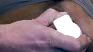 Squirting Aged Golden-haired's Cunt Stretched Wide and Oozing
