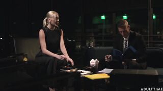 Adult Time - Hot Intern Kay Pleasant Tempts Aged Married Boss Into Hawt Late-night Office Affair