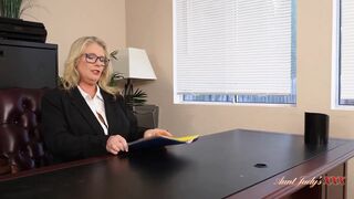 AuntJudysXXX - 59yo Breasty Older big beautiful woman Boss Lady Maddie Cross Needs a Gap Filler