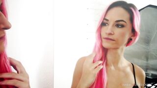 Mirror Mirror on the Wall Hot Pink Hair Angel Adele