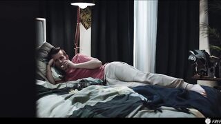 Black Roommate Frozen by Mysterious Remote CG Hentai - Lia Lin Hardcore Time Stop Dream