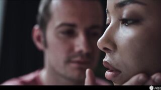 Black Roommate Frozen by Mysterious Remote CG Hentai - Lia Lin Hardcore Time Stop Dream