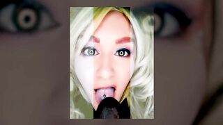 Hott Blond Next Door Craves to Try Sucking on Your Large Ebony Moist Weenie