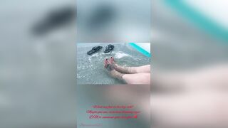 Playing With My Feet The Water & His Wang