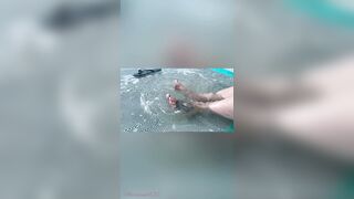 Playing With My Feet The Water & His Wang