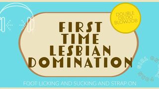 1st Time Lesbo Domination Feet & Belt on Audio