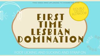 1st Time Lesbo Domination Feet & Belt on Audio