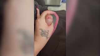 Freaky GF Tries Not To Get Caught Spontaneous Tugjob At Family Easter
