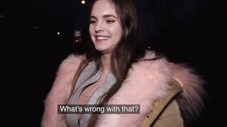 Agent - twenty Year Old Student Taylee Wood Flashes Her Large Titties