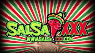Just Do it! Hawt Latine Skylar Fascinating gets Wicked in Couch for SalsaXXX