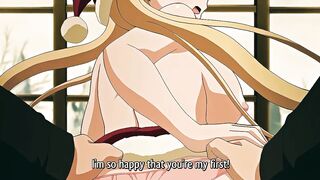 Blond Cutie with Massive Breasts Likes Having Sex in the Snow and Doing Cosplay