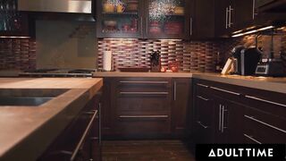 ADULT TIME - Preggo Avery Jane Gets Slutty In The Kitchen Late At Night & Wishes A Worthy Pounding