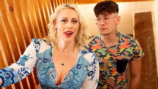 MatureClub - Blond mother I'd like to fuck Brittany Bardot Catches Neighbor with Her Hawt Apple Pie!
