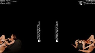 VR Bangers: 2 Ideal Sweethearts Lick Vaginas And Bang In Full Darkness 3some ASMR Porn Darksome Side - VR Porn