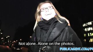 PublicAgent Golden-haired college student takes a stranger home for sex