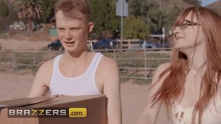 Brazzers - Black Mystique Shakes Her Round Ass In advance of Indulging In A trio With Hazel Moore
