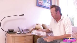 YourMomDoesPorn - Hawt Stepmom rides stepsons rod