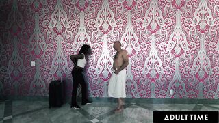 ADULT TIME - Heartbroken Ana Foxxx Catches Ex With Recent Playgirl August Skye & Has To See 'em Bang