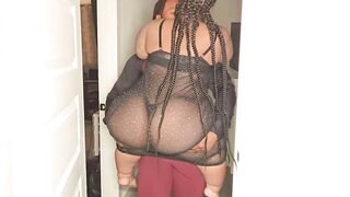 Preggo Midget takes Massive BBC after Date Night