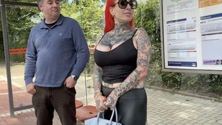 Dragged Away by a Stranger at the Bus Stop and Screwed Hard!