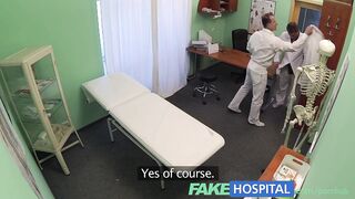 FakeHospital Golden-haired tourist gets a full investigation