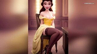 Cutie and the Brute: AI-Generated Belle's Oral Scene