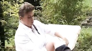 German mother I'd like to fuck with Giant Melons Playing with Bat