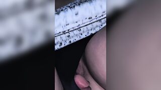 Stranger Cums Hard Inside Her Pants Beneath Petticoat on Subway Teach